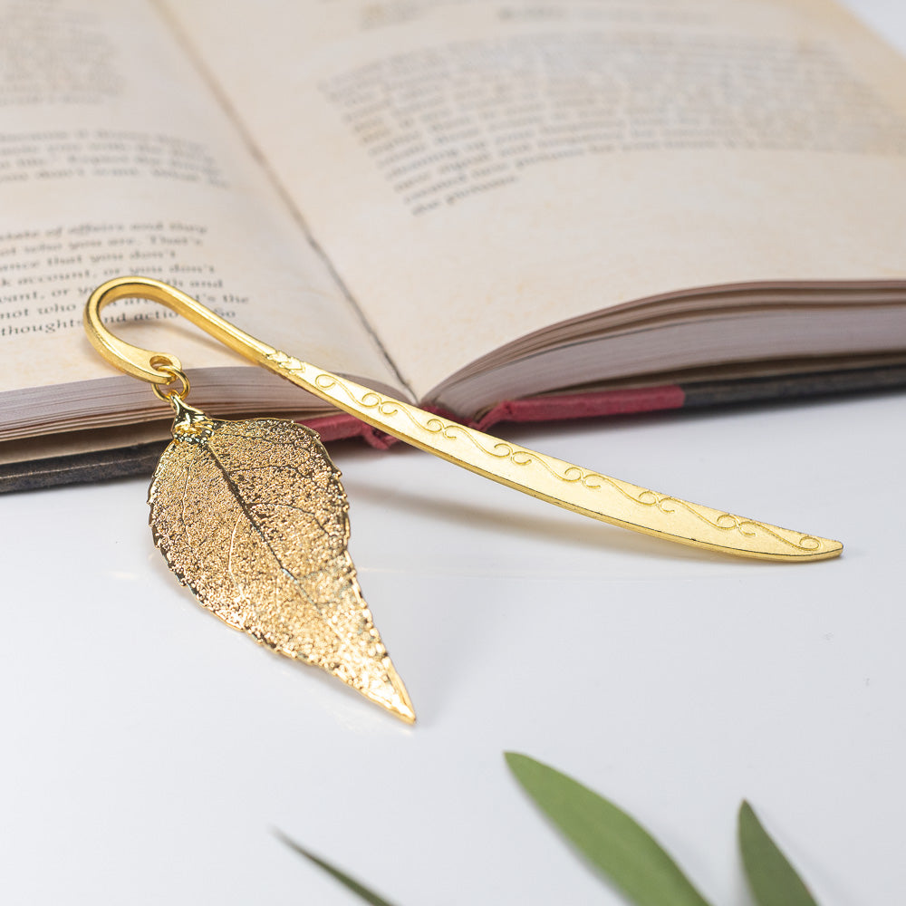 Eucalyptus Leaf Gold Bookmark