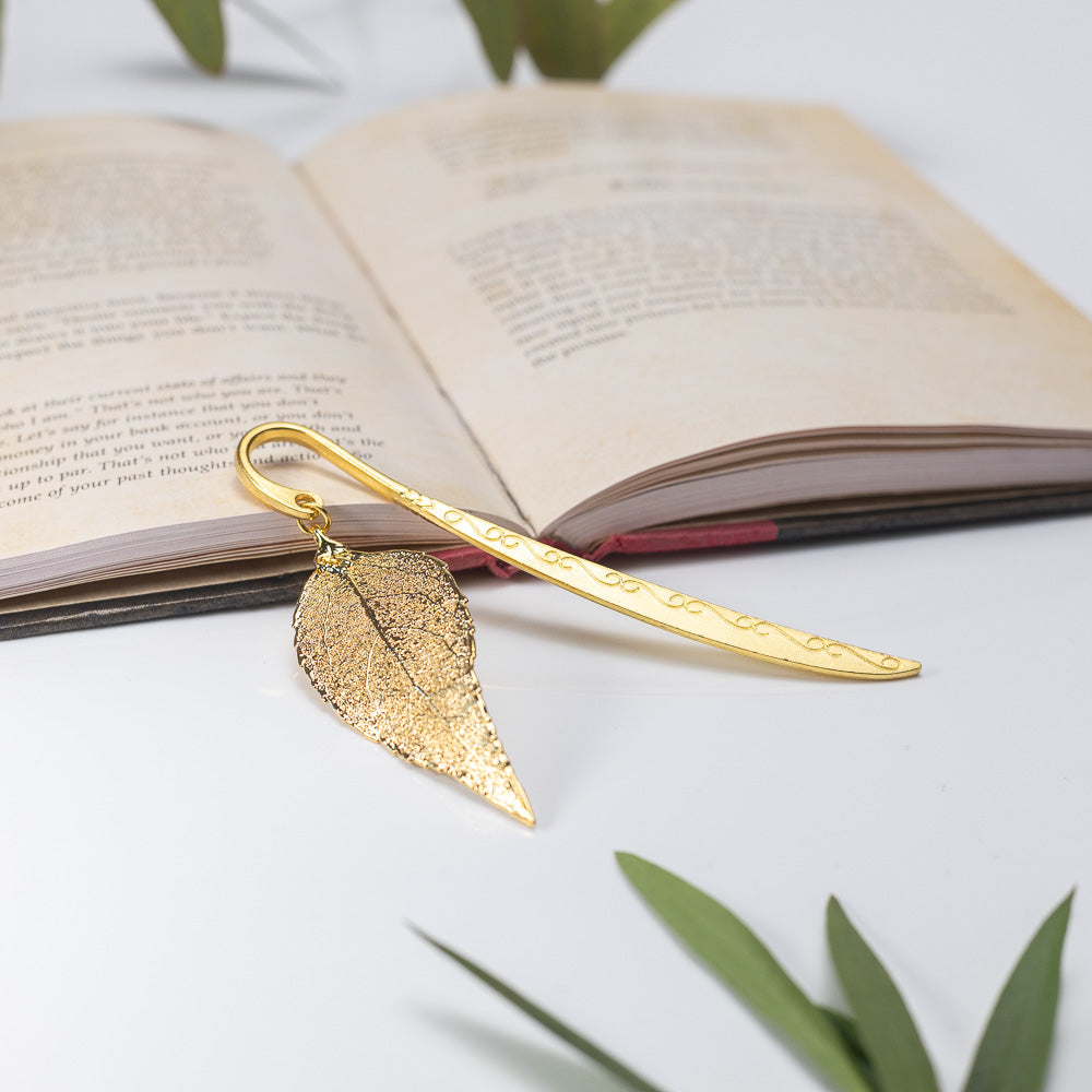 Eucalyptus Leaf Gold Bookmark