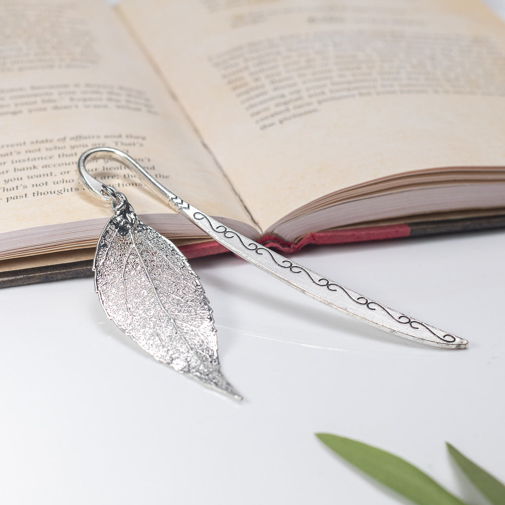 Eucalyptus Leaf Silver Bookmark