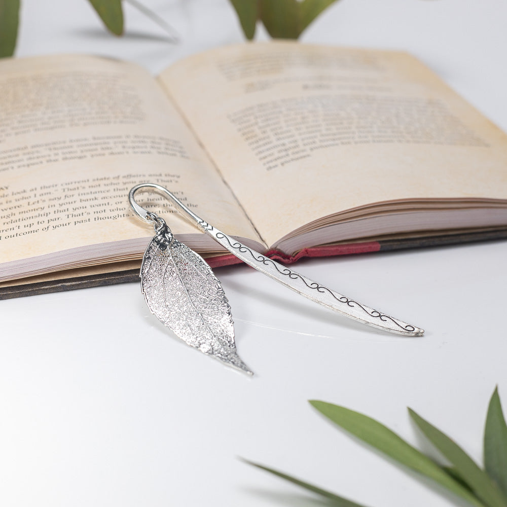 Eucalyptus Leaf Silver Bookmark