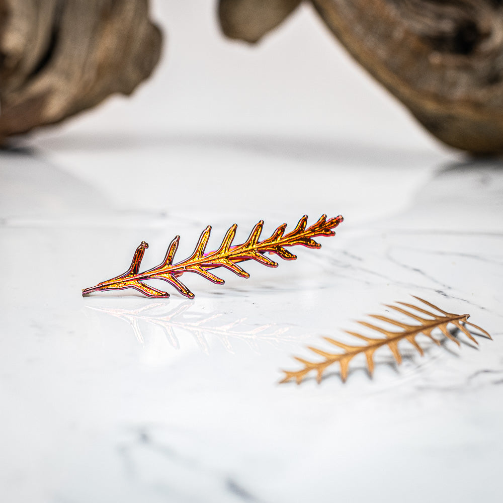 Grevillea Leaf - Copper Brooch