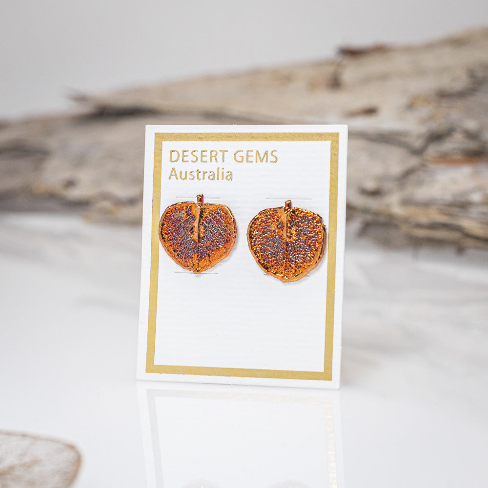 Copper on sale stud earrings