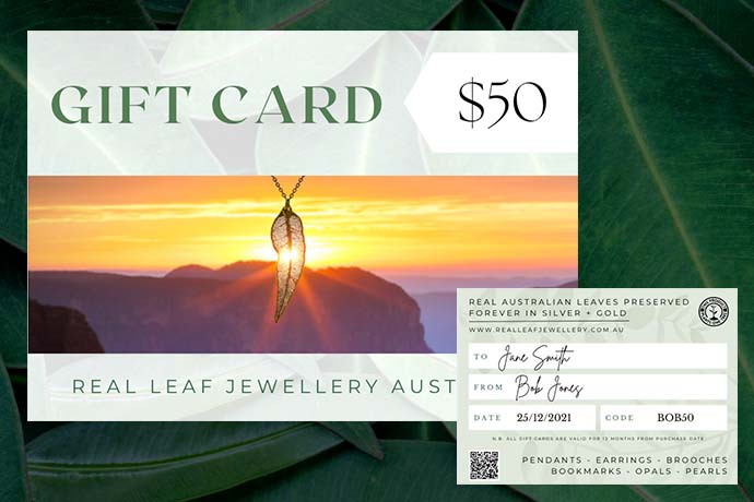 Real Leaf Jewellery Australia Gift Card
